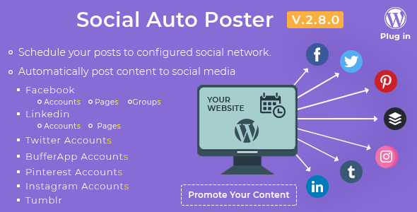 Social Networks Auto Poster PRO Multi Account - Wordpress Plugin - -  NextScripts